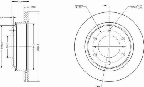 Remy RAD1512C - Brake Disc autospares.lv