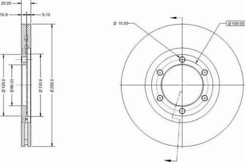 Remy RAD1535C - Brake Disc autospares.lv