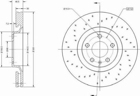 Remy RAD1523C - Brake Disc autospares.lv