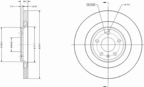 Remy RAD1696C - Brake Disc autospares.lv