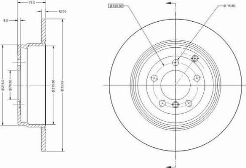 Remy RAD1690C - Brake Disc autospares.lv