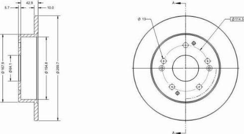 Remy RAD1692C - Brake Disc autospares.lv