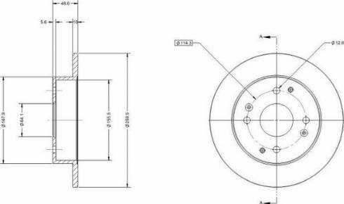 Remy RAD1654C - Brake Disc autospares.lv