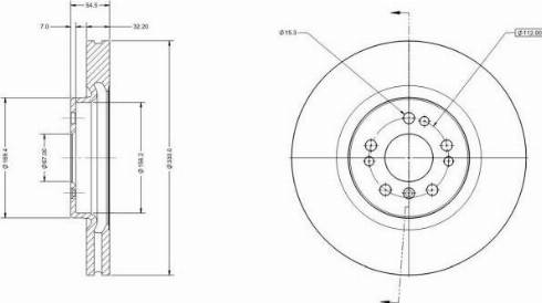 Remy RAD1669C - Brake Disc autospares.lv