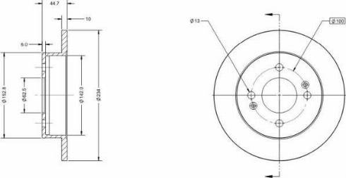 Remy RAD1662C - Brake Disc autospares.lv