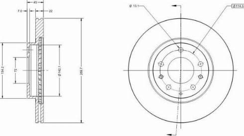 Remy RAD1606C - Brake Disc autospares.lv