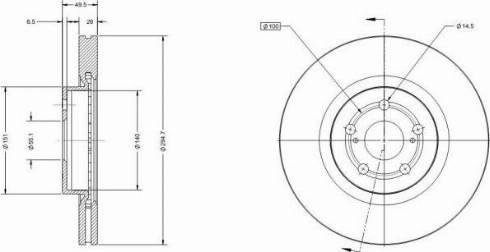 Remy RAD1603C - Brake Disc autospares.lv