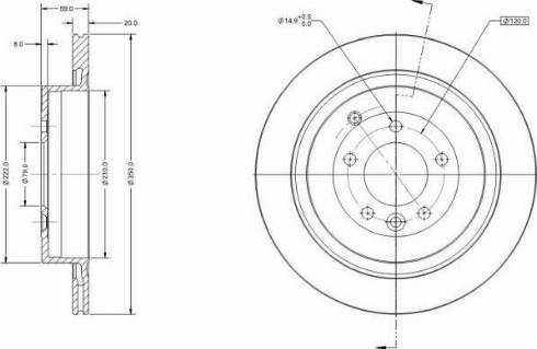 Remy RAD1610C - Brake Disc autospares.lv