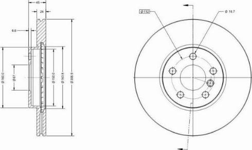 Remy RAD1617C - Brake Disc autospares.lv