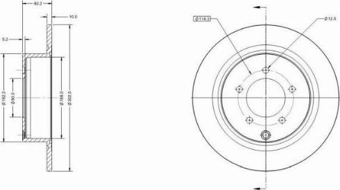 Remy RAD1633C - Brake Disc autospares.lv