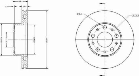 Remy RAD1679C - Brake Disc autospares.lv