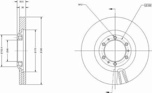 Remy RAD1671C - Brake Disc autospares.lv