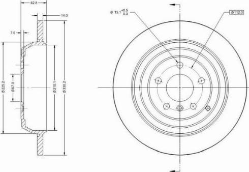 Remy RAD1677C - Brake Disc autospares.lv