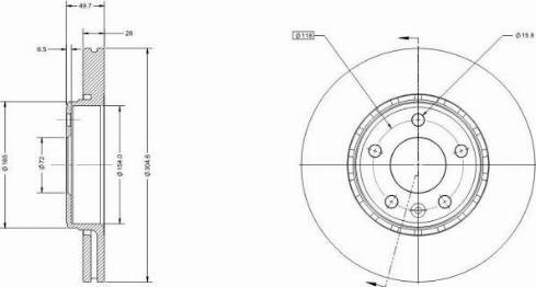 Remy RAD1099C - Brake Disc autospares.lv