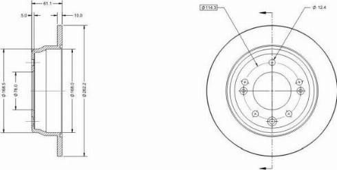 Remy RAD1090C - Brake Disc autospares.lv