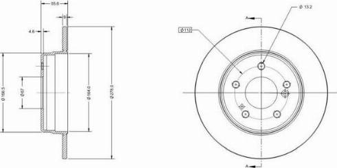 Remy RAD1098C - Brake Disc autospares.lv