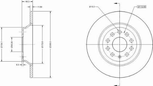 Remy RAD1044C - Brake Disc autospares.lv