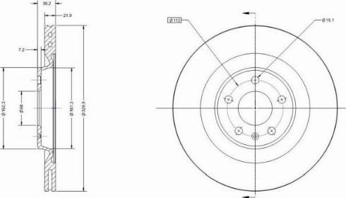 Remy RAD1058C - Brake Disc autospares.lv