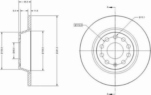 Remy RAD1005C - Brake Disc autospares.lv