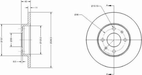 Remy RAD1010C - Brake Disc autospares.lv