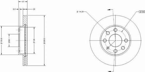 Remy RAD1089C - Brake Disc autospares.lv