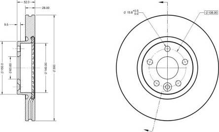 Remy RAD1084C - Brake Disc autospares.lv