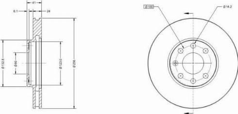 Remy RAD1087C - Brake Disc autospares.lv