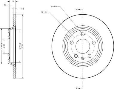 Remy RAD1039C - Brake Disc autospares.lv