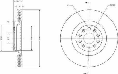 Remy RAD1026C - Brake Disc autospares.lv