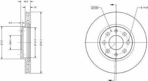 Remy RAD1023C - Brake Disc autospares.lv