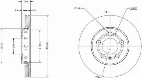 Remy RAD1022C - Brake Disc autospares.lv