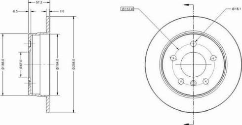 Remy RAD1074C - Brake Disc autospares.lv