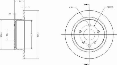 Remy RAD1070C - Brake Disc autospares.lv