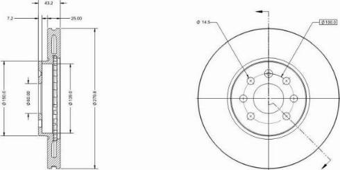 Remy RAD1078C - Brake Disc autospares.lv