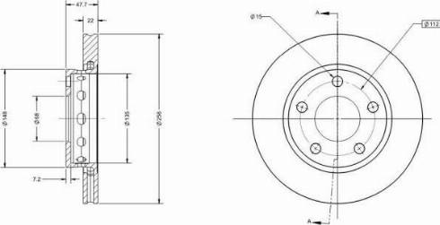 Remy RAD1194C - Brake Disc autospares.lv