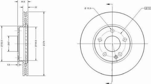 Remy RAD1193C - Brake Disc autospares.lv