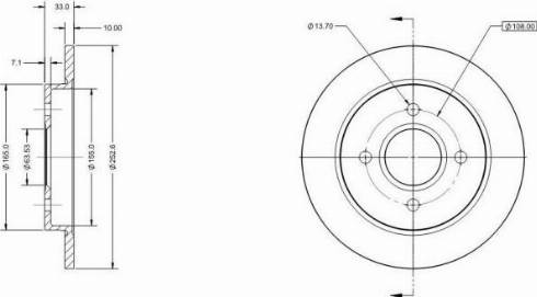 Remy RAD1140C - Brake Disc autospares.lv