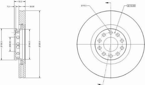 Remy RAD1142C - Brake Disc autospares.lv