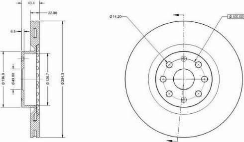 Remy RAD1150C - Brake Disc autospares.lv