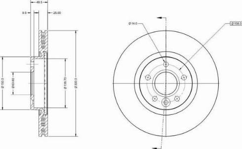 Remy RAD1151C - Brake Disc autospares.lv