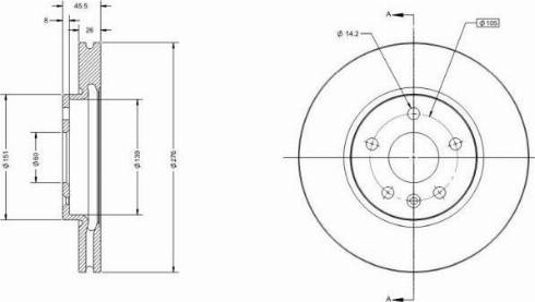 Remy RAD1152C - Brake Disc autospares.lv