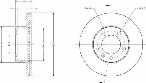 Remy RAD1160C - Brake Disc autospares.lv