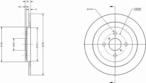 Remy RAD1104C - Brake Disc autospares.lv