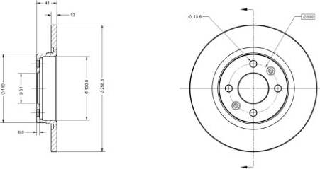 Remy RAD1105C - Brake Disc autospares.lv