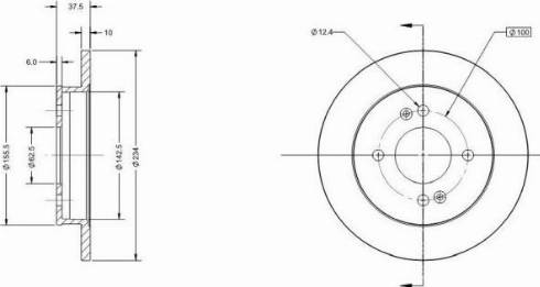 Remy RAD1119C - Brake Disc autospares.lv