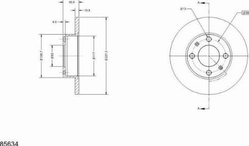 Remy RAD1114C - Brake Disc autospares.lv