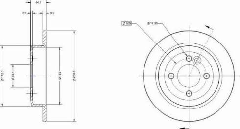 Remy RAD1118C - Brake Disc autospares.lv