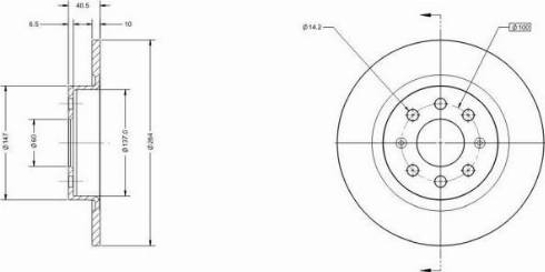 Remy RAD1113C - Brake Disc autospares.lv