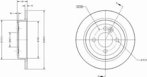 Remy RAD1117C - Brake Disc autospares.lv