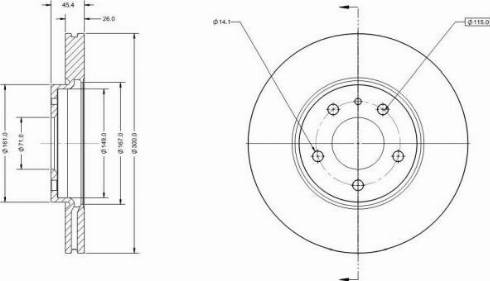 Remy RAD1121C - Brake Disc autospares.lv